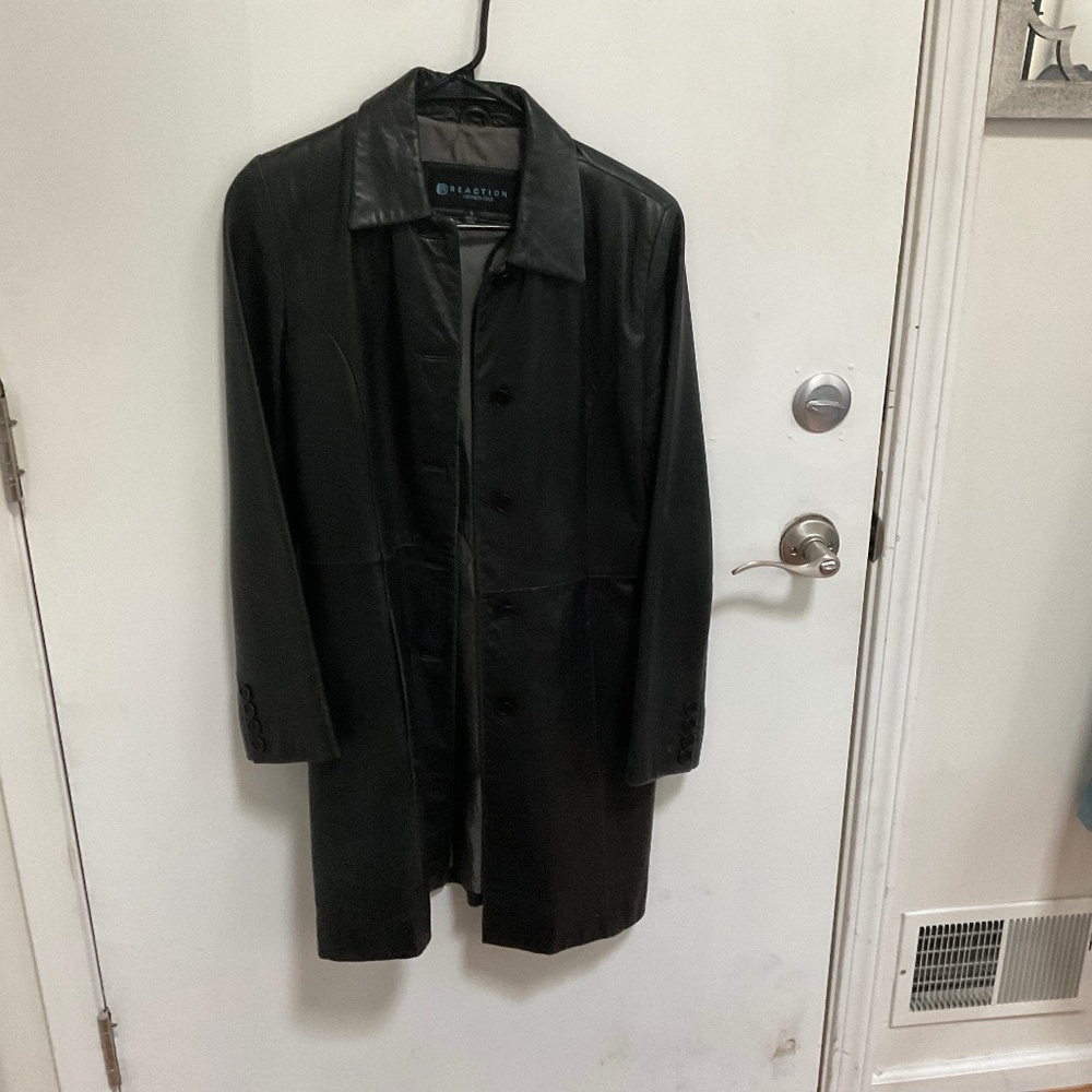 Vintage Kennith Cole leather coat